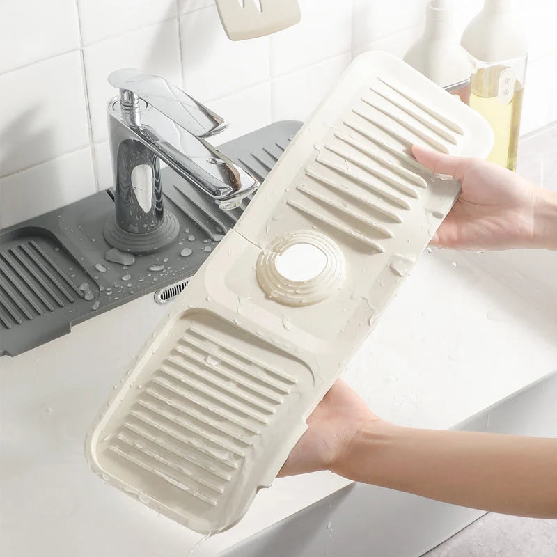 Faucet Mat Silicone Self-Draining & Anti-Slip