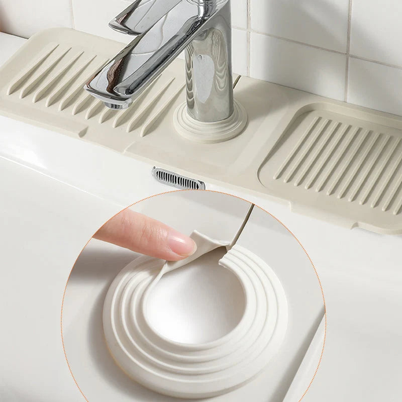 Faucet Mat Silicone Self-Draining & Anti-Slip