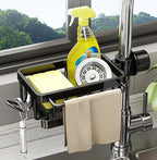 Faucet Organizer Rust-Free Aluminum Perforated Drainage