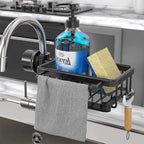 Faucet Organizer Rust-Free Aluminum Perforated Drainage