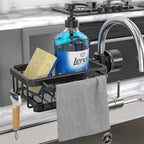 Faucet Organizer Rust-Free Aluminum Perforated Drainage