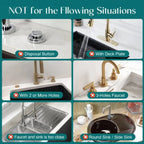 Faucet Splash Guard Mat Absorbent Diatomite & Low-Profile Design