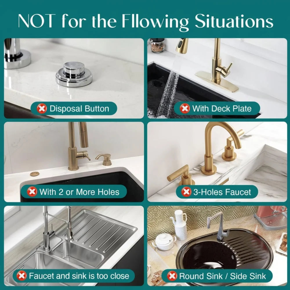 Faucet Splash Guard Mat Absorbent Diatomite & Low-Profile Design