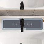 Faucet Splash Guard Mat Quick-Dry Absorbent Universal Fit