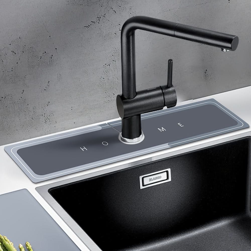 Faucet Splash Guard Mat Quick-Dry Absorbent Universal Fit