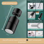 Faucet Spray Nozzle 720° Swivel Dual Spray & Anti-Splash