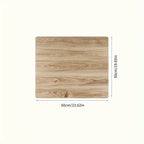 Faux Wood Grain Non-Slip Silicone Appliance Mat (19.7×23.6 in)