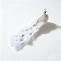 Feather Decoration Elegant Feathers & Sequin Accents