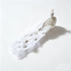 Feather Decoration Elegant Feathers & Sequin Accents