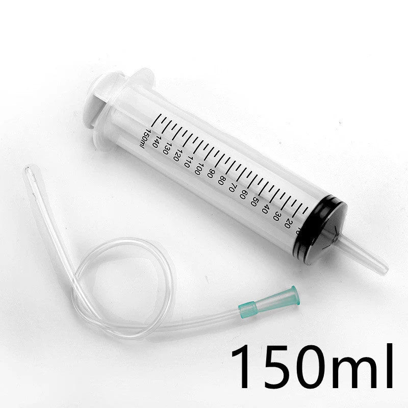 Feeding Syringe Large Capacity 1 Meter Hose Precision Nozzle