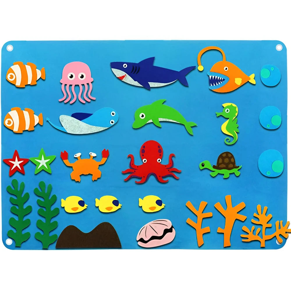 Felt Story Board Wall-Mounted Themed Pieces