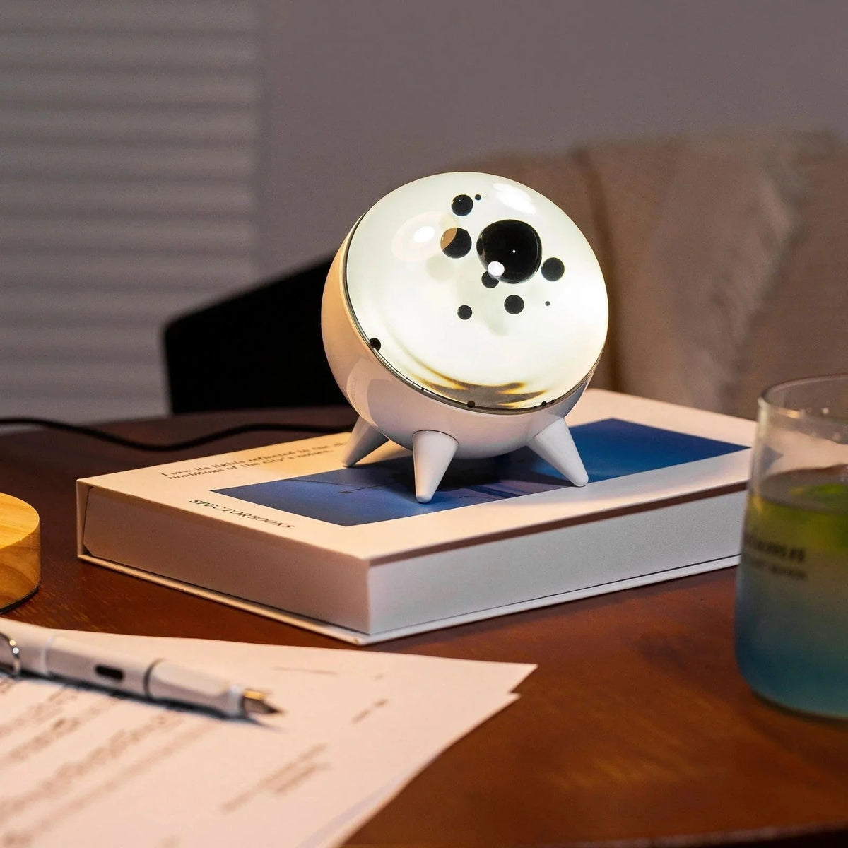 Ferrofluid Speaker Bluetooth Glass Display