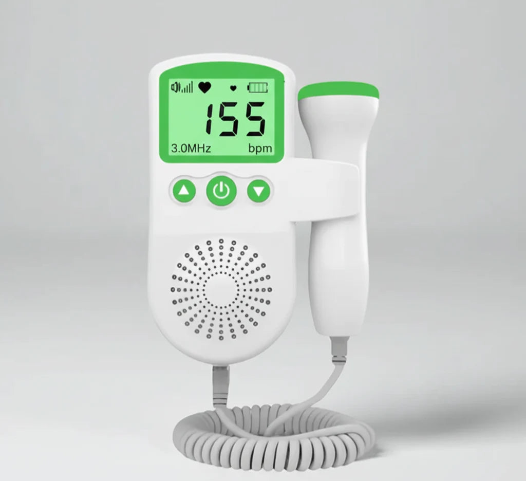 Fetal Doppler 3 MHz Probe Backlit LCD & Speaker