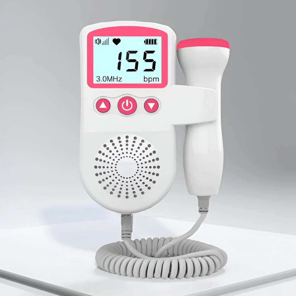 Fetal Doppler 3 MHz Probe Illuminated LCD