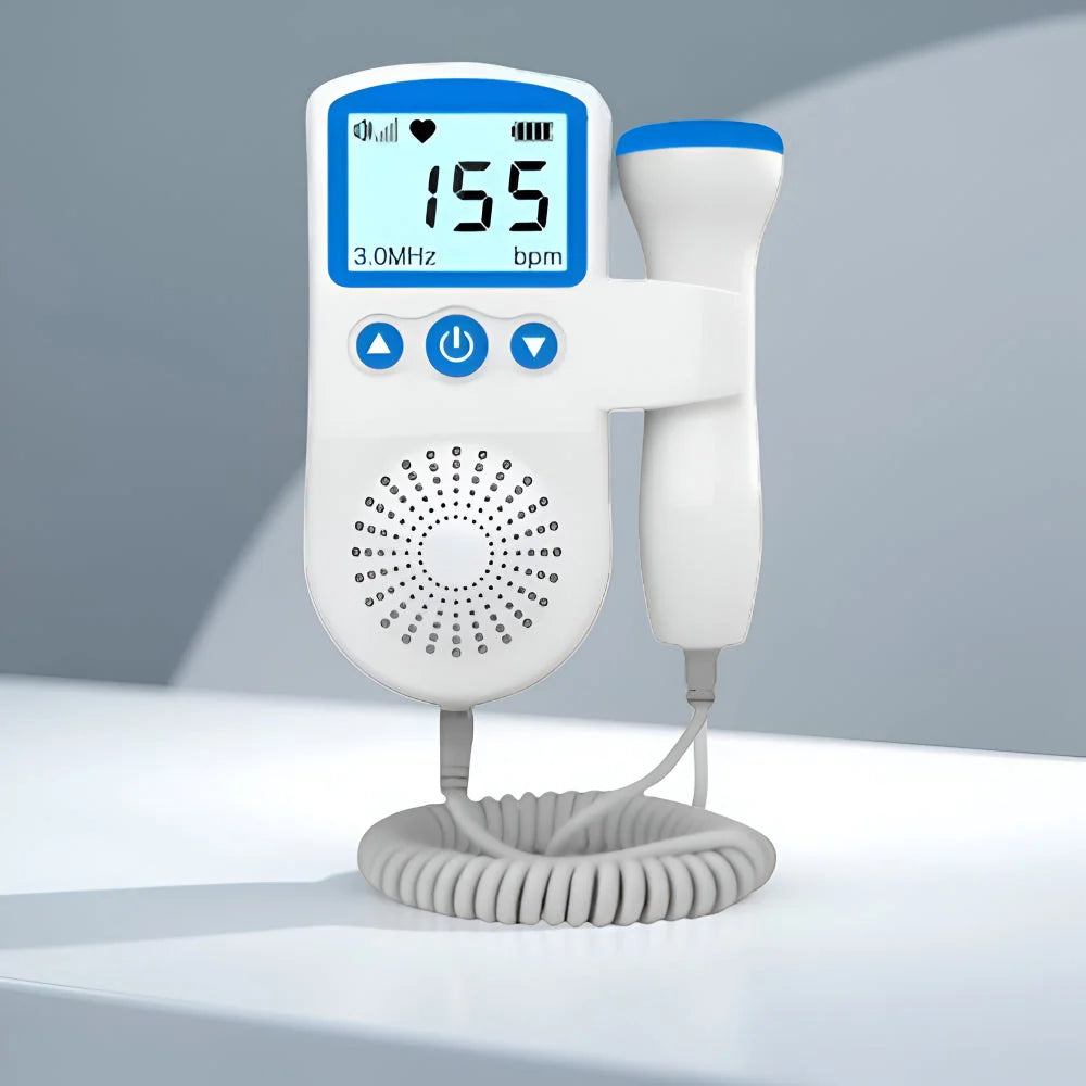 Fetal Doppler 3 MHz Probe Illuminated LCD