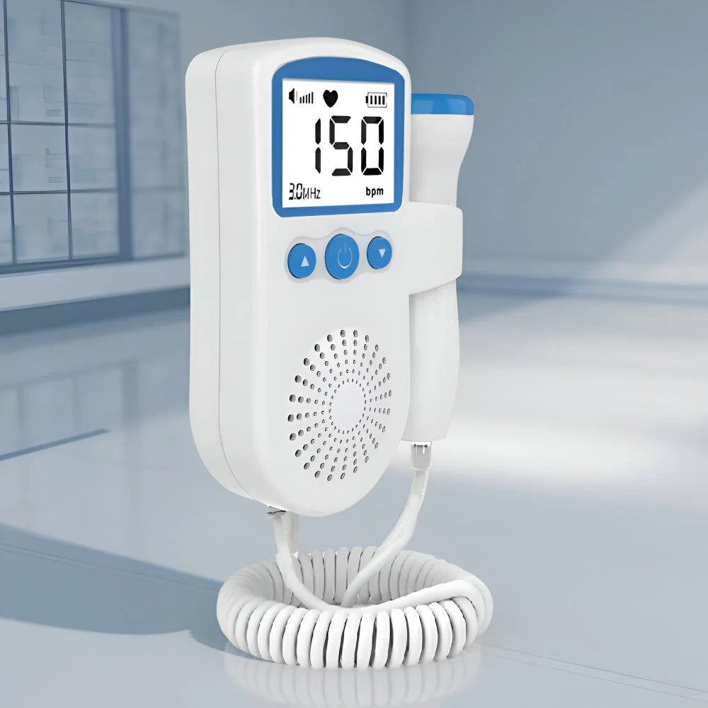 Fetal Doppler 3 MHz Probe Illuminated LCD