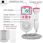 Fetal Doppler Backlit LCD & Speaker From 12 Weeks