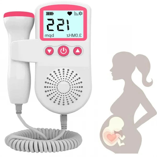 Fetal Heartbeat Monitor Backlit Display & Speaker