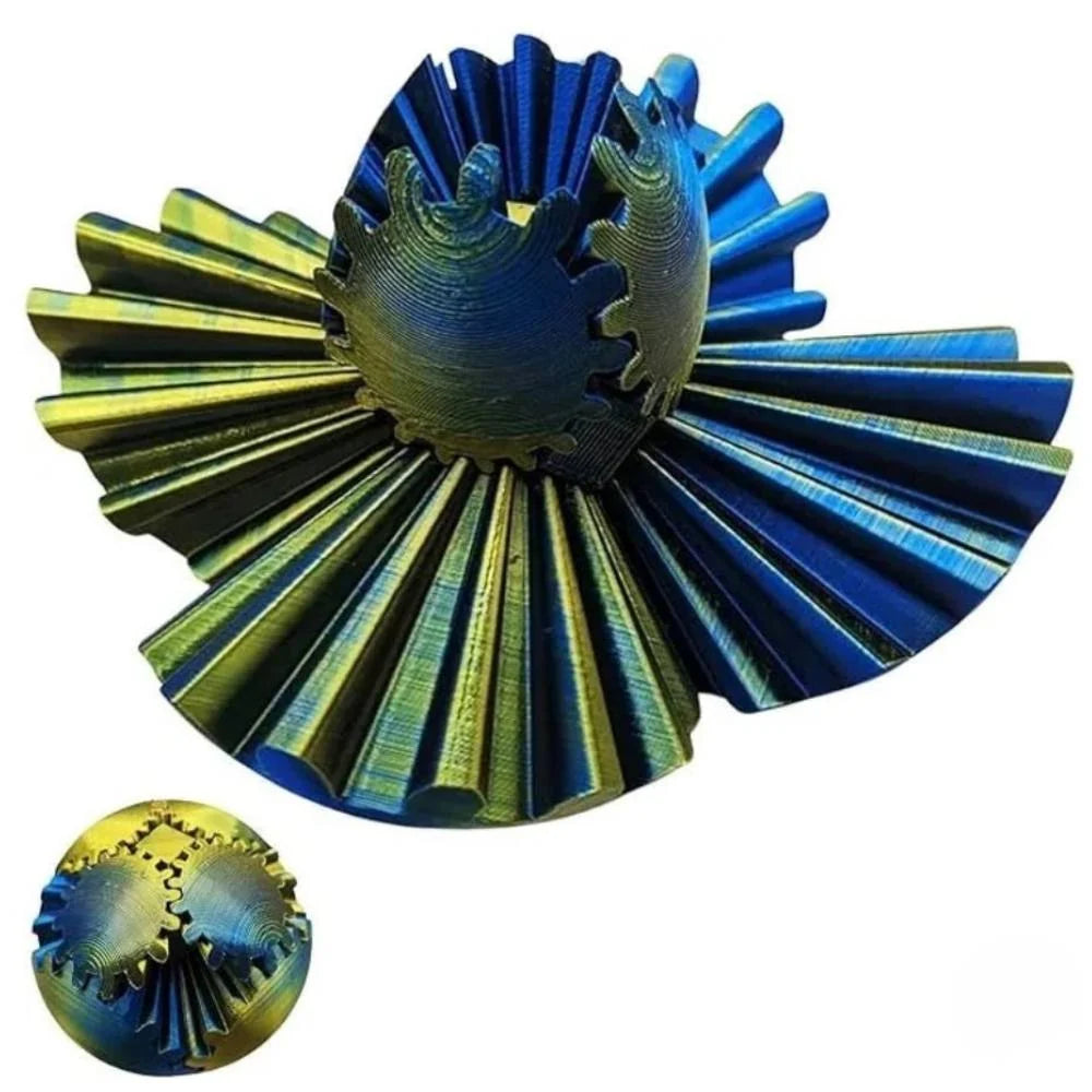 Fidget Ball 3D Printed Steampunk Gears
