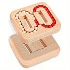 Fidget Puzzle Wooden Smooth & Quiet Rotation