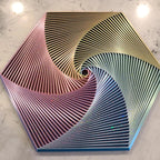 Fidget Toy Hexagonal Fractal Pattern & Smooth Spin