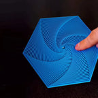 Fidget Toy Hexagonal Fractal Pattern & Smooth Spin