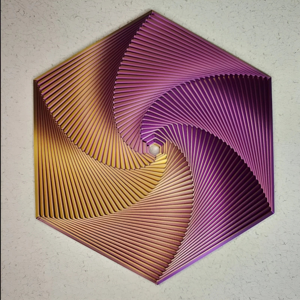 Fidget Toy Hexagonal Fractal Pattern & Smooth Spin