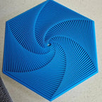 Fidget Toy Hexagonal Fractal Pattern & Smooth Spin