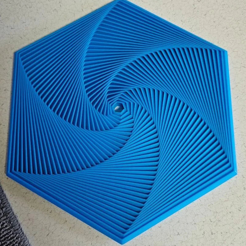 Fidget Toy Hexagonal Fractal Pattern & Smooth Spin
