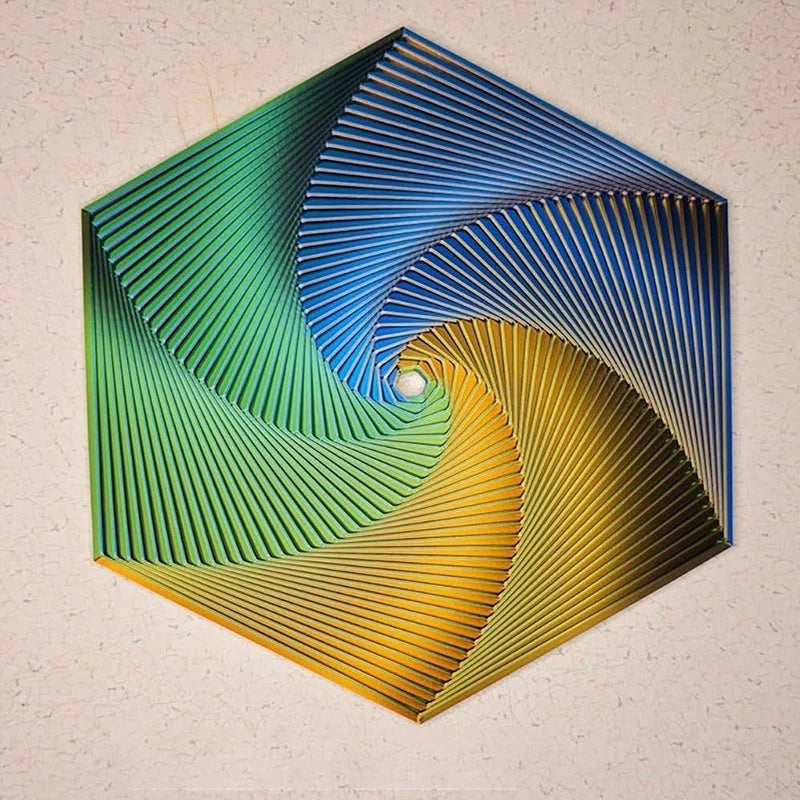 Fidget Toy Hexagonal Fractal Pattern & Smooth Spin