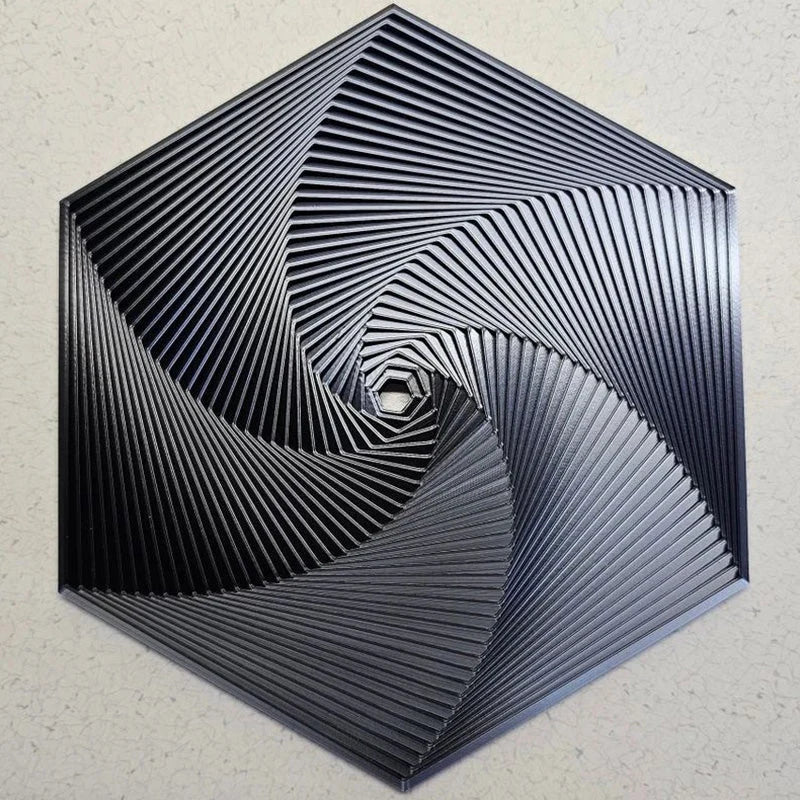 Fidget Toy Hexagonal Fractal Pattern & Smooth Spin