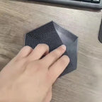 Fidget Toy Hexagonal Fractal Pattern & Smooth Spin