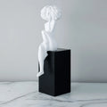 Figurative Sculpture Modern Resin Compact