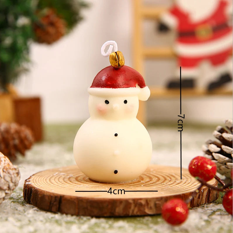 Figurine Candle Hand-Poured Wax 3 Inch Tall
