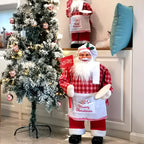 Figurine Set Santa Claus Festive Detailed Design