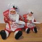 Figurine Set Santa Claus Festive Detailed Design