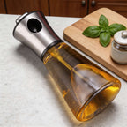 Fine Mist Stainless Steel & Glass Oil Spray Bottle (200 ml)