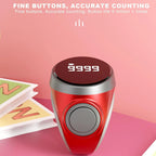 Finger Counter Ring Rechargeable Digital Display 2-Pack