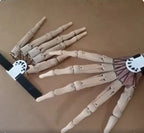 Finger Extensions Articulated Joints Removable Segments & Elastic Strap
