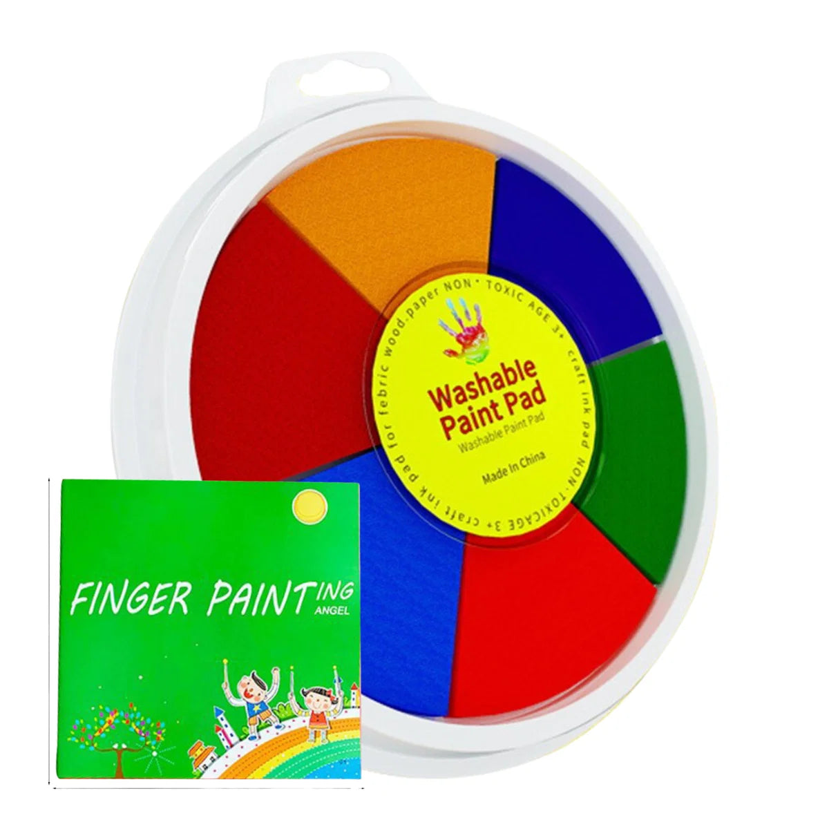 Finger Paint Set Washable & Non-Toxic Multi-Color