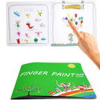 Finger Paint Set Washable & Non-Toxic Multi-Color