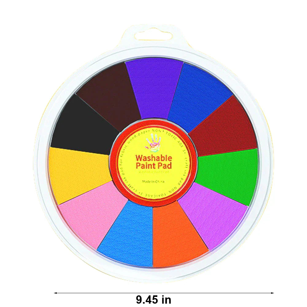 Finger Paint Set Washable & Non-Toxic Multi-Color