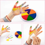 Finger Paint Set Washable & Non-Toxic Multi-Color