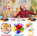 Finger Paint Set Washable & Non-Toxic Multi-Color