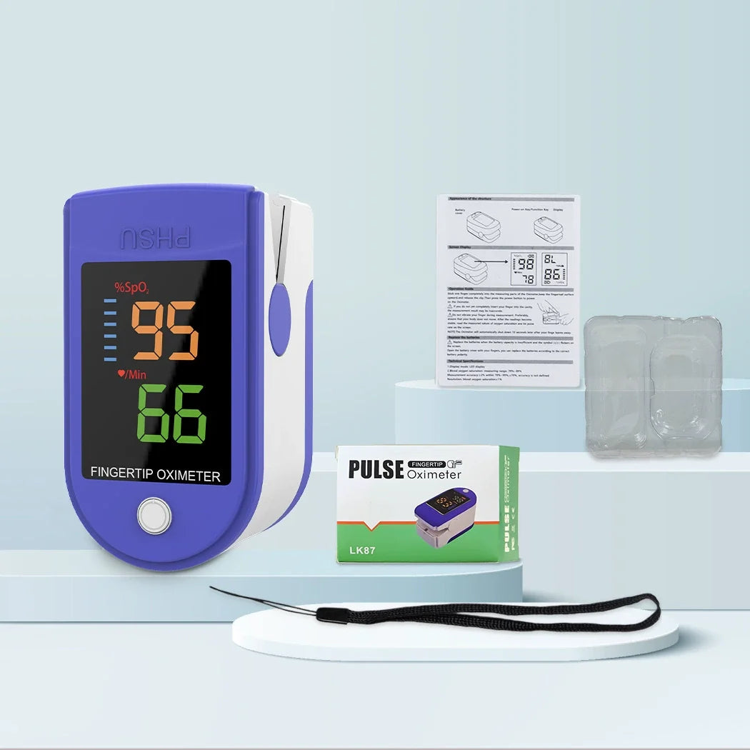 Finger Pulse Oximeter Digital Display & Quick Readings