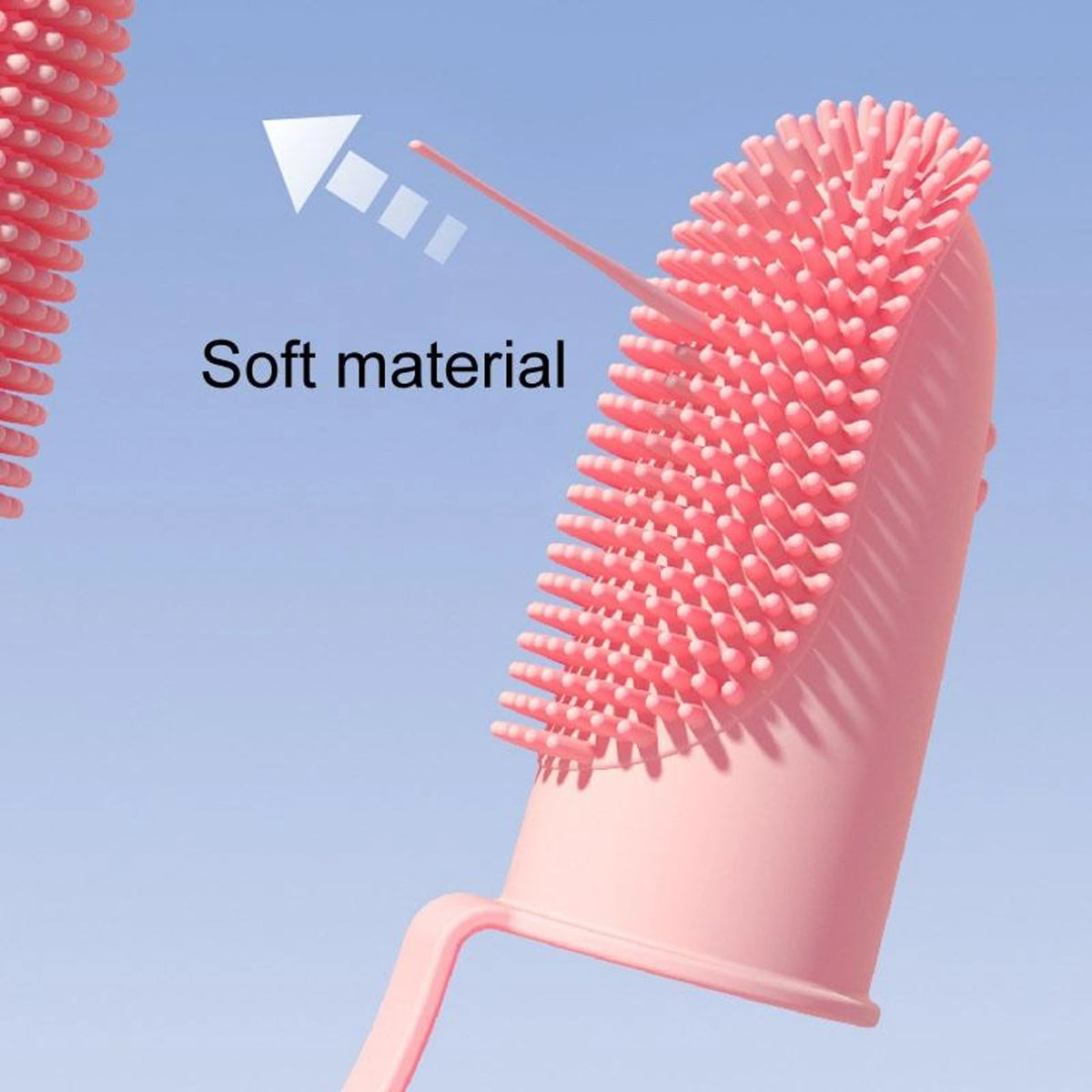 Finger Toothbrush Dual-Finger 800+ Soft Bristles