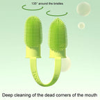 Finger Toothbrush Dual-Finger 800+ Soft Bristles