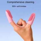 Finger Toothbrush Dual-Finger 800+ Soft Bristles