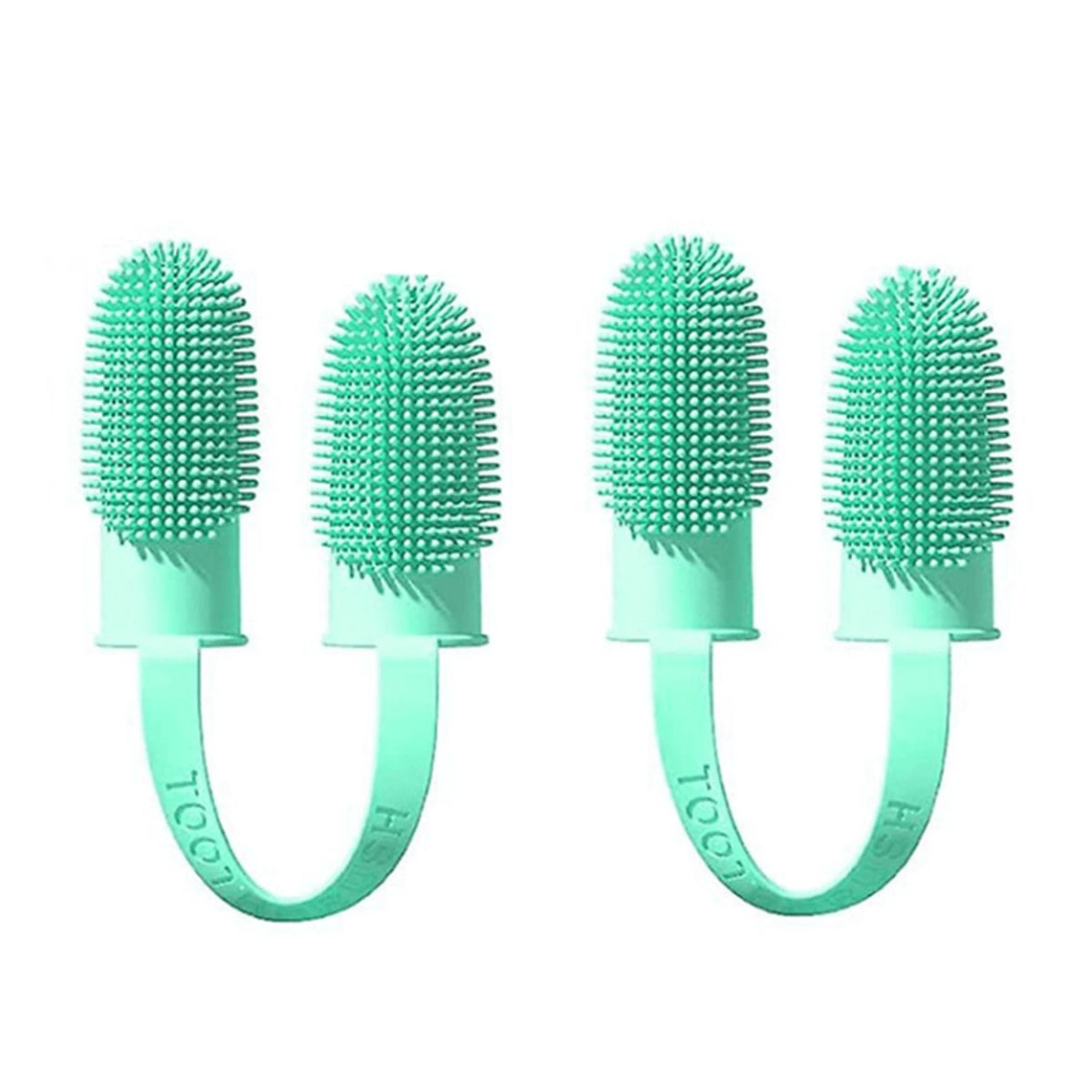 Finger Toothbrush Dual-Finger 800+ Soft Bristles