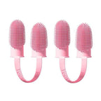 Finger Toothbrush Dual-Finger 800+ Soft Bristles